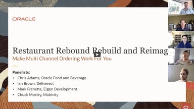 Webinar - Restaurant Rebound Rebuild and Reimagine