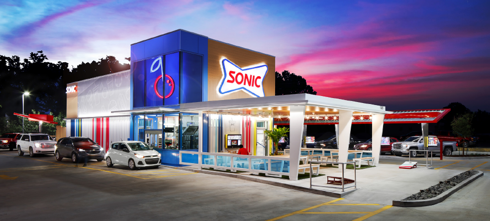 Sonic drive-in from November 2020 case study