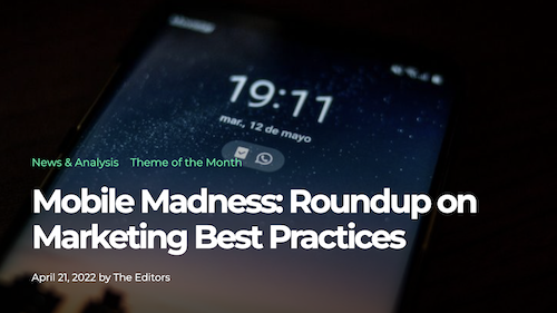 Street Fight Roundup on Mobile Marketing Best Practices
